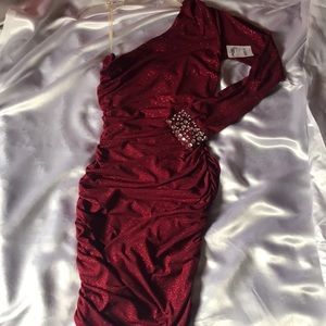 Charlotte Russe ruched mini dress